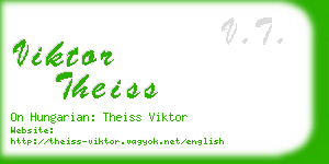 viktor theiss business card